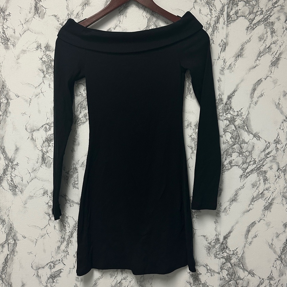 Wild Fable Women’s Black Long Sleeve Mini Bodycon Dress Size XS - Picture 8 of 12